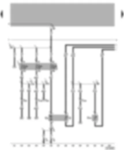 Wiring Diagram  VW NEW BEETLE 2000 - Fuel pump - fuel gauge sender - coolant shortage indicator sender
