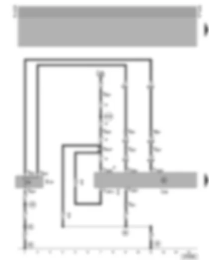 Wiring Diagram  VW NEW BEETLE 2002 - Adjustable rear spoiler control unit - rear spoiler switch