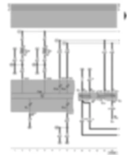 Wiring Diagram  VW NEW BEETLE 2002 - Dash panel insert - turn signal switch - headlight dipper/flasher switch - parking light switch