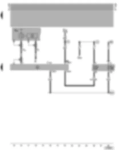 Wiring Diagram  VW NEW BEETLE 2002 - Aerial for radio - telephone - fuses