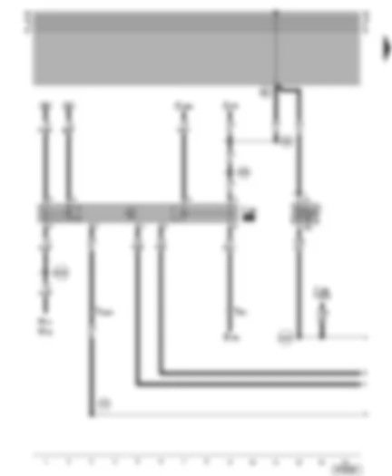 Wiring Diagram  VW NEW BEETLE 2002 - Starter inhibitor and reversing light relay