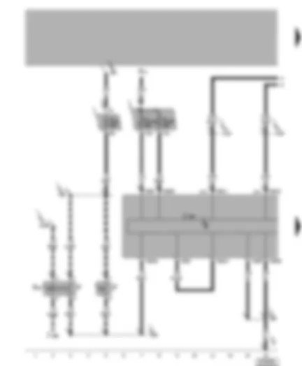 Wiring Diagram  VW NEW BEETLE 2001 - ABS for control unit - brake light switch