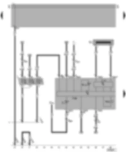 Wiring Diagram  VW NEW BEETLE 1999 - Dash panel insert - immobilizer