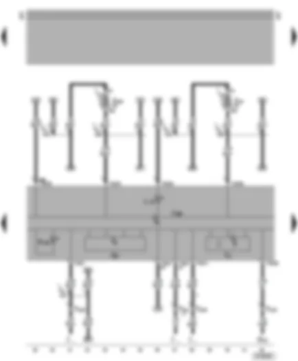 Wiring Diagram  VW NEW BEETLE 1999 - Dash panel insert - rev. counter - odometer display