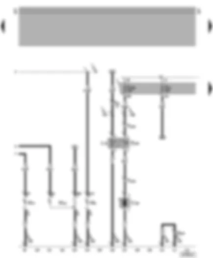 Wiring Diagram  VW NEW BEETLE 1999 - Right tail light - brake light - right reversing light - tank filler flap remote release switch