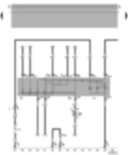 Wiring Diagram  VW NEW BEETLE 1999 - Light switch - rear fog light switch - ashtray illumination bulb