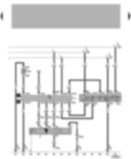 Wiring Diagram  VW NEW BEETLE 1999 - Intermittent wiper switch - windscreen wiper motor