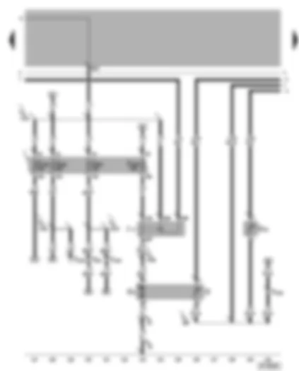 Wiring Diagram  VW NEW BEETLE 2002 - Fuses - fuel pump - coolant shortage indicator sender