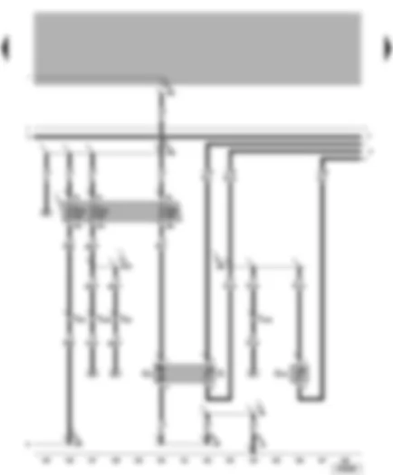 Wiring Diagram  VW NEW BEETLE 2001 - Fuel pump - fuel gauge sender - coolant shortage indicator sender