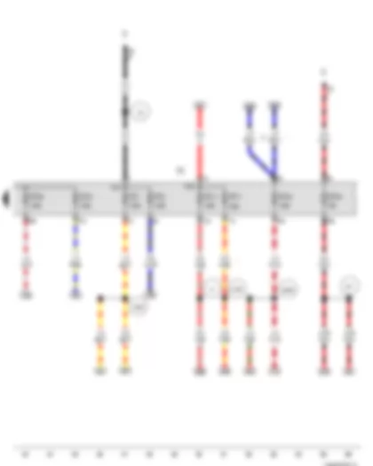 Wiring Diagram  VW NEW BORA 2010 - Fuse holder C