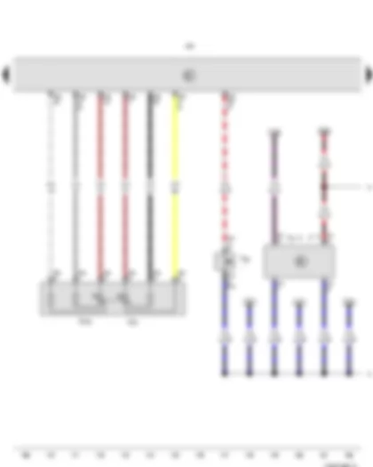 Wiring Diagram  VW NEW BORA 2008 - Brake light switch - Clutch pedal switch - Brake pedal switch - Accelerator position sender - Accelerator position sender 2 - Simos control unit