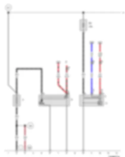 Wiring Diagram  VW NEW BORA 2009 - Battery - Starter - Alternator - Voltage regulator - Fuse 1 in fuse holder A