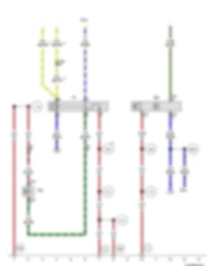 Wiring Diagram  VW NEW BORA 2012 - High-pressure sender - Air conditioning system relay - Air conditioning system magnetic clutch