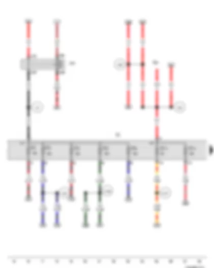 Wiring Diagram  VW NEW BORA 2014 - Terminal 15 voltage supply relay - Fuse holder C