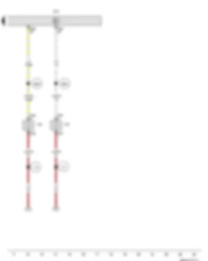 Wiring Diagram  VW NEW SAGITAR 2014 - Left fog light bulb - Right fog light bulb