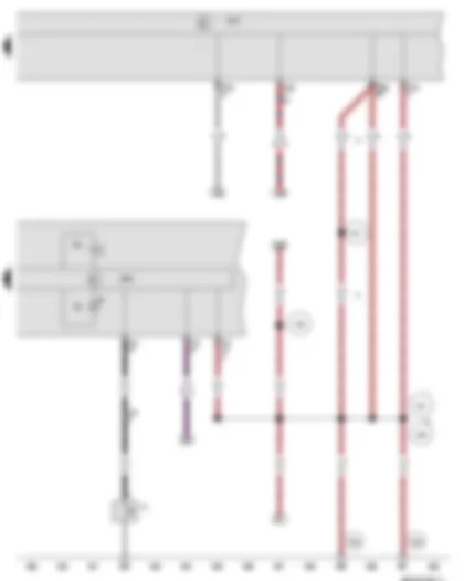 Wiring Diagram  VW NEW SAGITAR 2015 - Oil pressure switch - Control unit in dash panel insert - Onboard supply control unit
