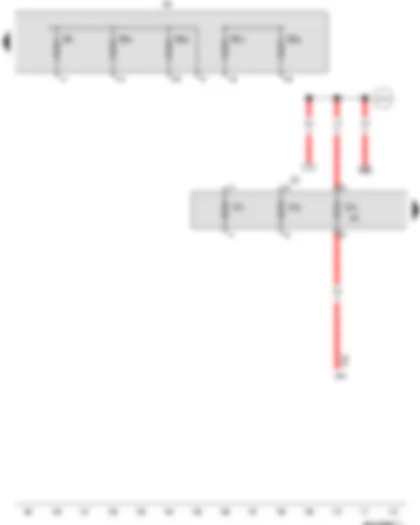 Wiring Diagram  VW NEW SAGITAR 2012 - Fuse holder B - Fuse holder C