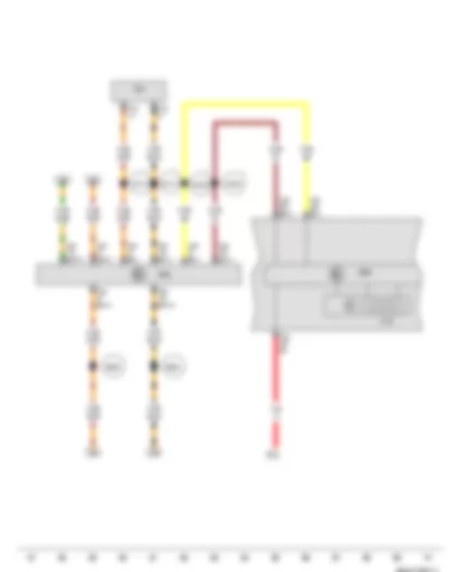 Wiring Diagram  VW NEW SAGITAR 2013 - Multifunction indicator - Control unit in dash panel insert - Data bus diagnostic interface