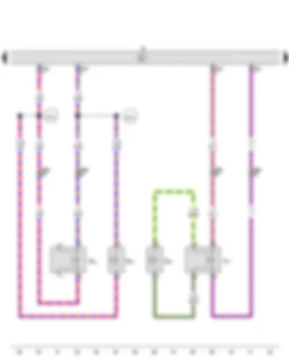 Wiring Diagram  VW NEW SAGITAR 2016 - Radio - Rear right treble loudspeaker - Rear right bass loudspeaker - Front right treble loudspeaker - Front right bass loudspeaker