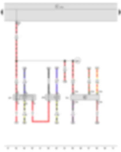 Wiring Diagram  VW NEW SAGITAR 2015 - Voltage converter - Onboard supply control unit - Starter relay 1 - Starter relay 2