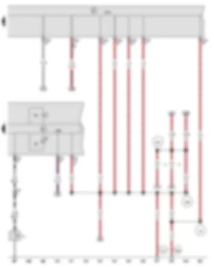 Wiring Diagram  VW NEW SAGITAR 2015 - Oil pressure switch - Control unit in dash panel insert - Onboard supply control unit