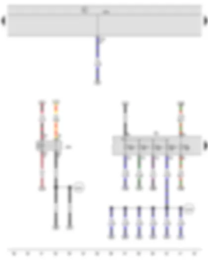 Wiring Diagram  VW NEW SAGITAR 2016 - Onboard supply control unit - Terminal 15 relay - Fuse holder C