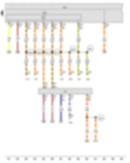 Wiring Diagram  VW NEW SAGITAR 2016 - Onboard supply control unit - Data bus diagnostic interface
