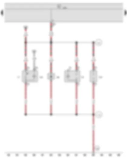 Wiring Diagram  VW NEW SAGITAR 2016 - Blocking diode - Onboard supply control unit - Cigarette lighter illumination bulb - Cigarette lighter - 12 V socket