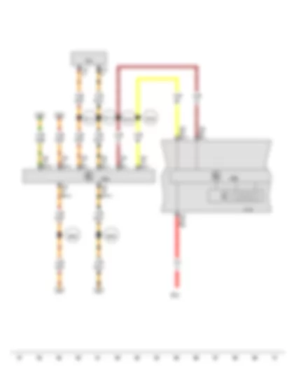 Wiring Diagram  VW NEW SAGITAR 2015 - Multifunction indicator - Control unit in dash panel insert - Data bus diagnostic interface