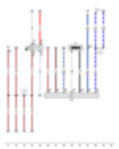 Wiring Diagram  VW PARATI 2014 - Immobiliser reader coil - Main beam relay - Immobiliser control unit