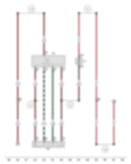 Wiring Diagram  VW PARATI 2011 - Fresh air blower switch - Fresh air blower series resistor with overheating fuse - Fresh air blower