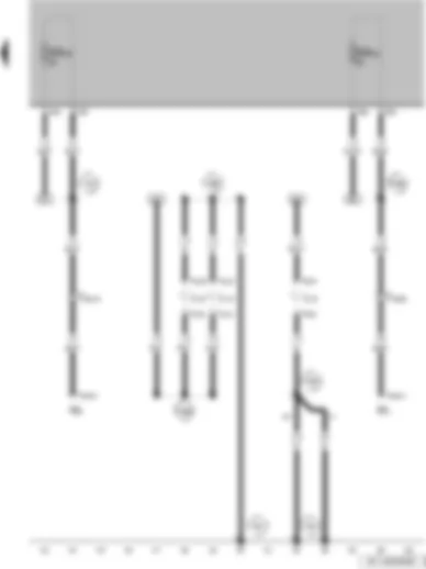 Wiring Diagram  VW PARATI 2006 - Rear fog light bulb - left fog light bulb - right fog light bulb