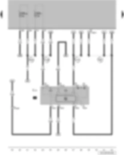 Wiring Diagram  VW PARATI 2009 - Central locking system relay