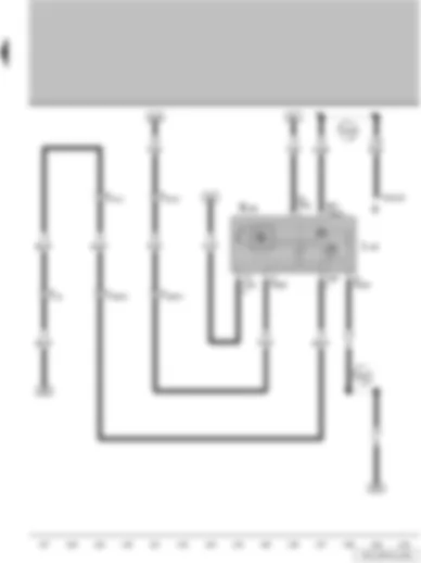 Wiring Diagram  VW PARATI 2008 - Rear lid release switch - remote release switch illumination bulb