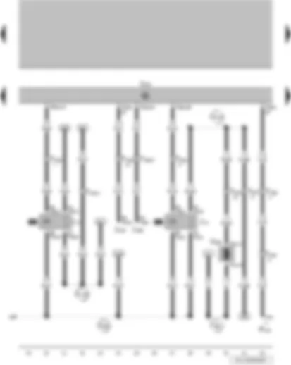 Wiring Diagram  VW PARATI 2005 - Fuel pump relay - cold start device relay - engine control unit - fuel pump for cold start