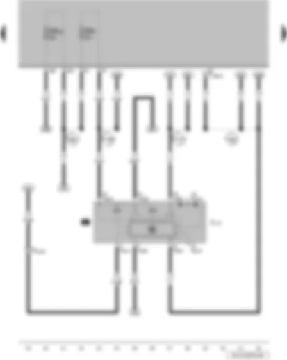 Wiring Diagram  VW PARATI 2005 - Central locking system relay