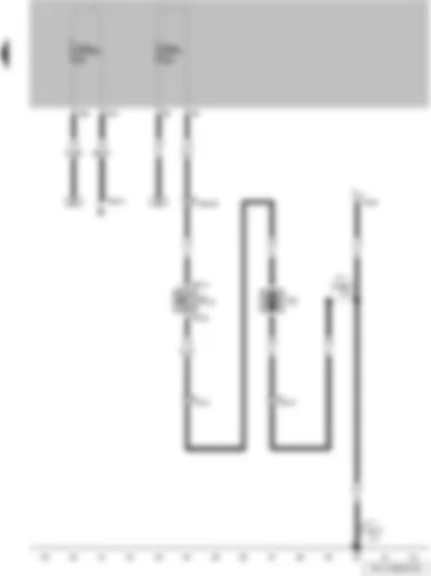Wiring Diagram  VW PARATI 2010 - Radiator fan thermal switch - radiator fan