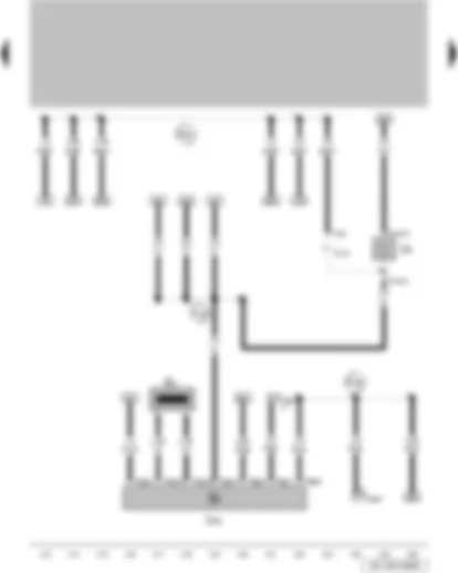 Wiring Diagram  VW PARATI 2013 - Immobilizer reader coil - immobilizer control unit - socket illumination bulb - 12 V socket