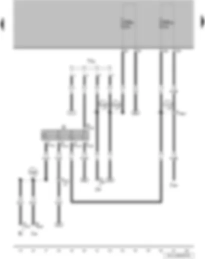 Wiring Diagram  VW PARATI 2012 - Ignition/starter switch - terminal 30 wiring junction