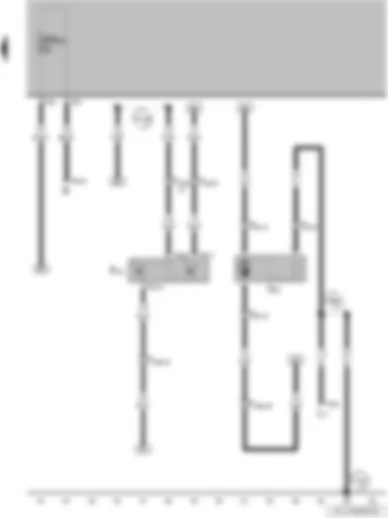 Wiring Diagram  VW PARATI 2014 - Radiator fan thermal switch - radiator fan on right