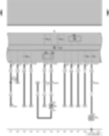 Wiring Diagram  VW PARATI 2012 - Oil pressure switch - fuel gauge - coolant temperature display sender - coolant temperature gauge - control unit with display in dash panel insert