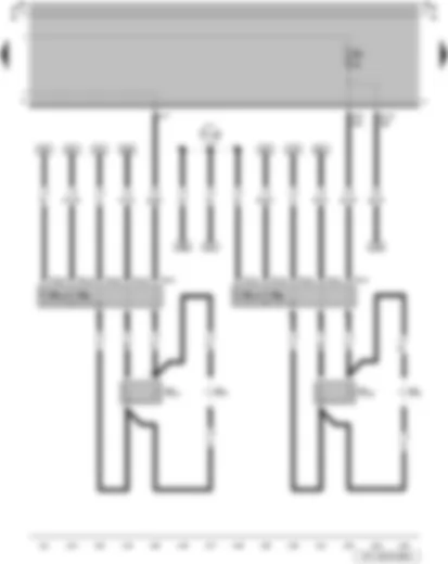Wiring Diagram  VW PARATI 2006 - Right tail light bulb - left tail light bulb - rear left turn signal bulb - right brake and tail light bulb