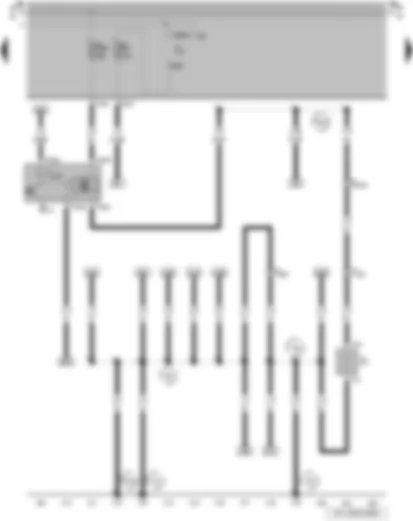 Wiring Diagram  VW PARATI 2006 - Heated rear window switch - heated rear window switch illumination bulb - heated rear window