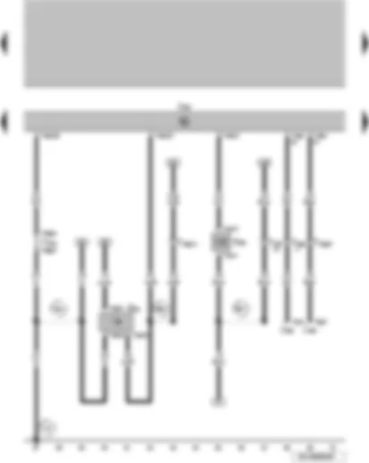 Wiring Diagram  VW PARATI 2012 - Speedometer sender - engine control unit - active charcoal filter system solenoid valve 1 - push-in bridge