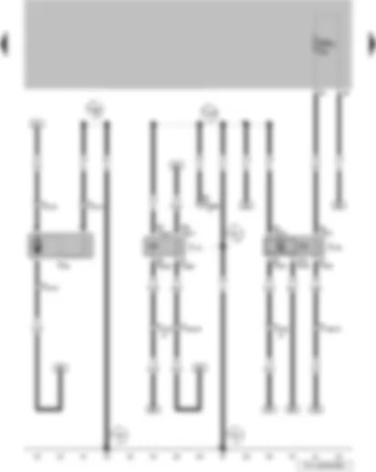 Wiring Diagram  VW PARATI 2014 - Radiator fan 2nd speed relay - fresh air blower and radiator fan relay - radiator fan on right of radiator