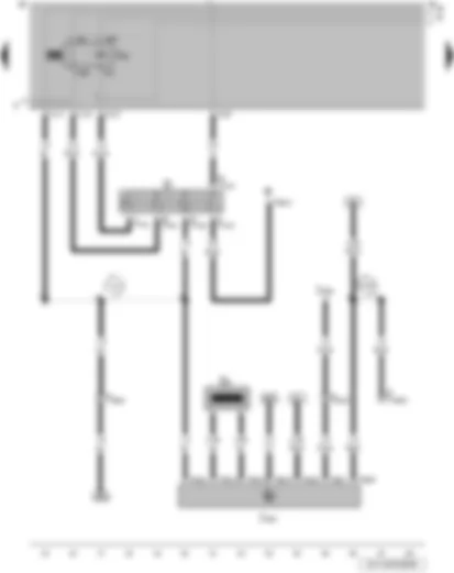 Wiring Diagram  VW PARATI 2006 - Ignition/starter switch - immobilizer reader coil - X-contact relief relay - immobilizer control unit