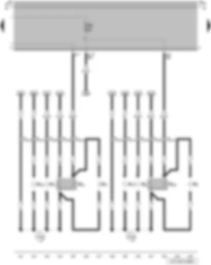 Wiring Diagram  VW PARATI 2006 - Right tail light bulb - left tail light bulb - rear left turn signal bulb - right reversing light bulb - left brake and tail light bulb