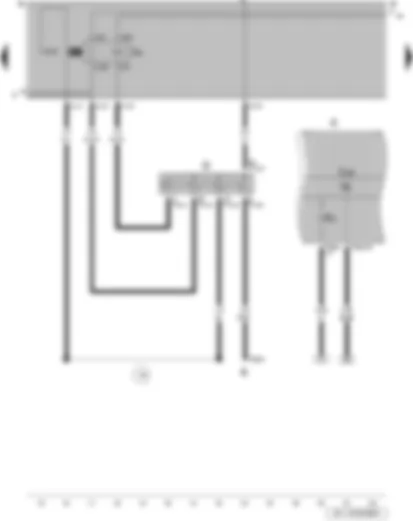 Wiring Diagram  VW PARATI 2011 - Ignition/starter switch - X-contact relief relay - dash panel insert - alternator warning lamp