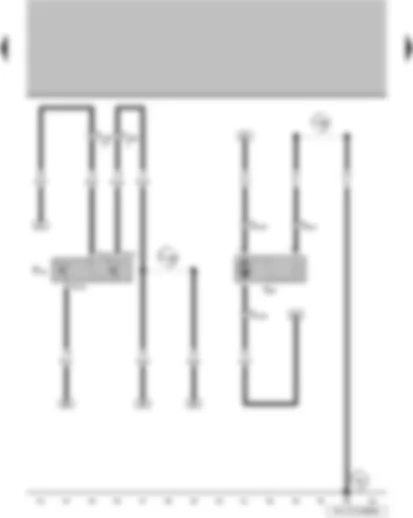 Wiring Diagram  VW PARATI 2013 - Radiator fan thermal switch - radiator fan on right