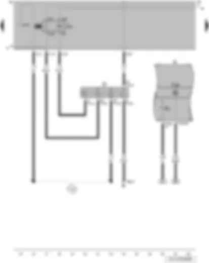 Wiring Diagram  VW PARATI 2009 - Ignition/starter switch - X-contact relief relay - dash panel insert - alternator warning lamp